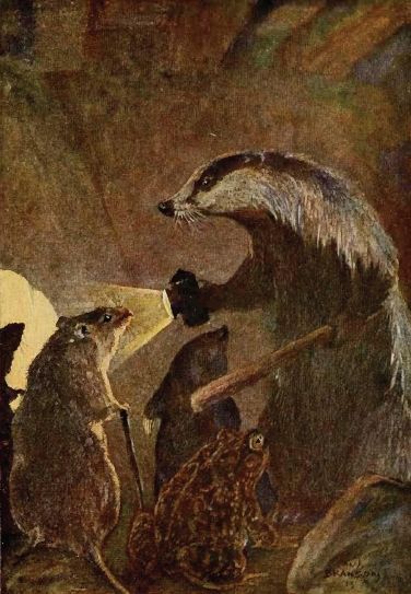 De das speelt ook vaak een rol in kinderverhalen, zoals in het legendarische Wind in the Willows van Kenneth Grahame uit 1908. De illustratie is van Paul Bransom uit 1913 (foto: Aaldrik Pot)