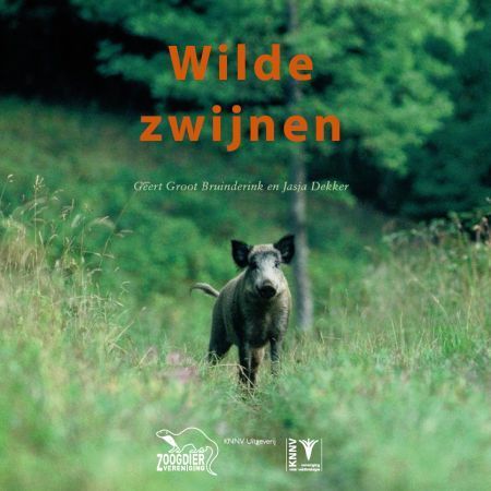 Omslag van het boek ’Wilde zwijnen’ (afbeelding: KNNV uitgeverij)