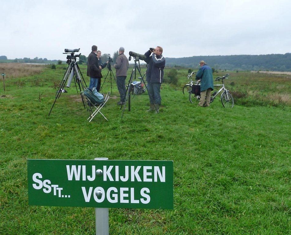 Vogels tellen in de Blauwe Kamer bij Rhenen (U) (foto: Vogelbescherming Nederland)