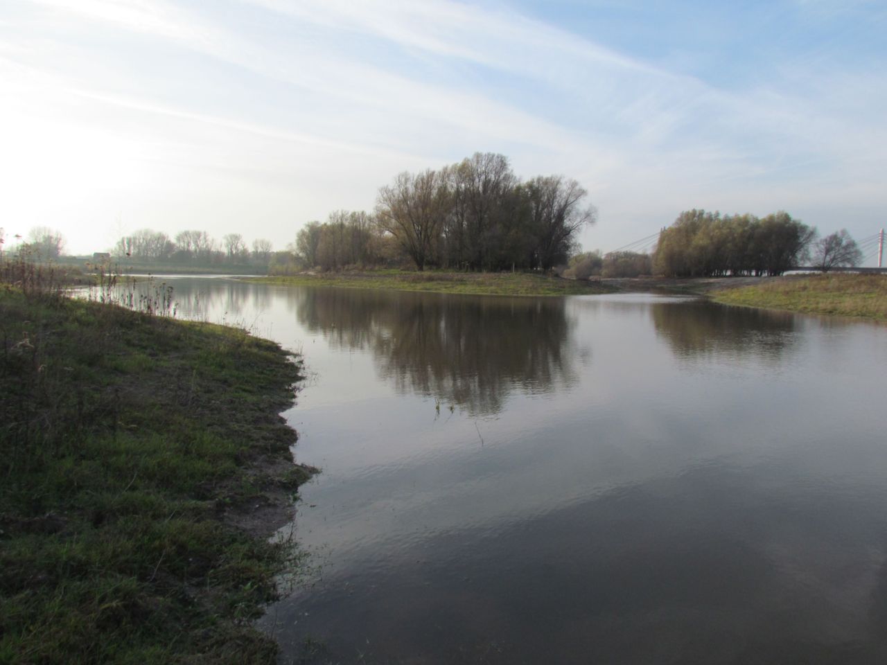 Nieuwe geulen op de Ewijkse Plaat (foto: Johan Bekhuis)