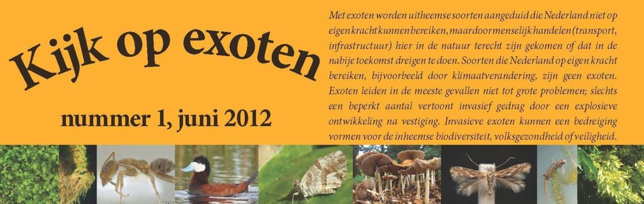 Kijk op Exoten, nummer 1, 28 juni 2012 (bron: RAVON)