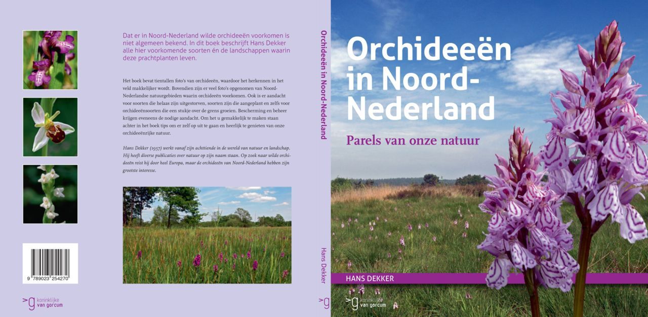 Cover nieuwe boek Orchideeën in Noord-Nederland (foto: Hans Dekker)