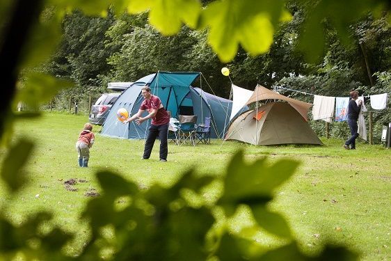 Na een bezoek aan het groen een tekencheck doen (foto: RIVM)