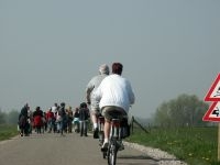 Fietsen in de Millingerwaard (foto: Twan Teunissen)