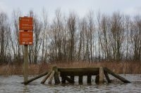 Natuur overstroomd bij hoogwater (foto: ARK)