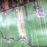 Spot-satellietfoto van de weilanden met de laatste maaisnede van 2014 (foto: Groenmonitor.nl)