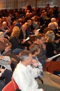 Ruim 300 mensen waren op het symposium over biodiversiteit en leefgebieden in Noord-Brabant (foto: Kars Veling)