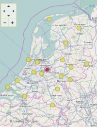 Tekenbeten en Lyme geval geregistreerd van 1 tot en met 8 maart 2014 (bron: Tekenradar.nl)