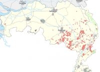 Verspreiding phegeavlinder (bron: waarneming.nl)