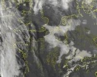 Wolkenfoto België zondag 13 november (bron: buienradar.nl)