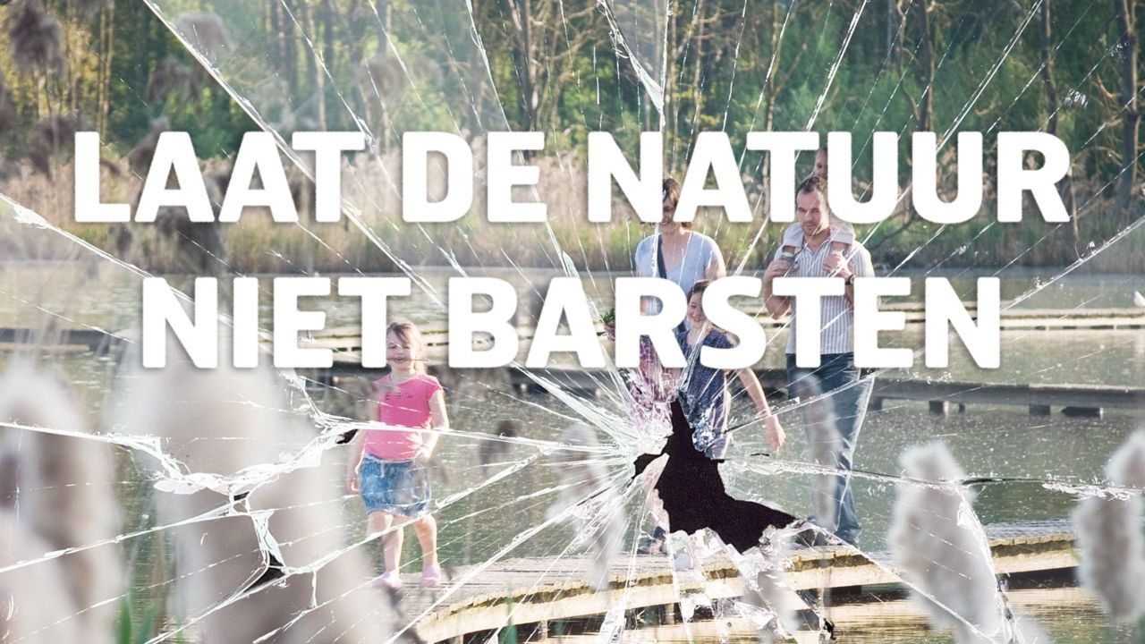 Met de campagne wil Natuurpunt de politici oproepen om de nabije natuur niet te laten barsten. (foto: Wim Dirckx)